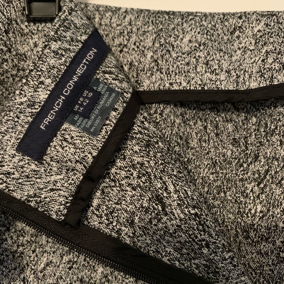 French Connection pencil skirt w/ wrap split - Picture 2 of 3